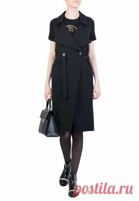 Черное Платье VERSACE COLLECTION - купить по цене 42900 рублей - Elyts.ru