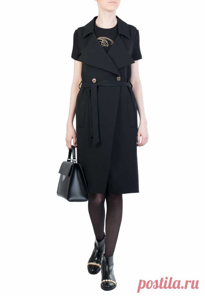 Черное Платье VERSACE COLLECTION - купить по цене 42900 рублей - Elyts.ru