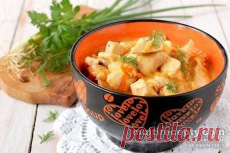 Вкуснейшая куриная грудка в сливочном соусе в мультиварке - пошаговый рецепт