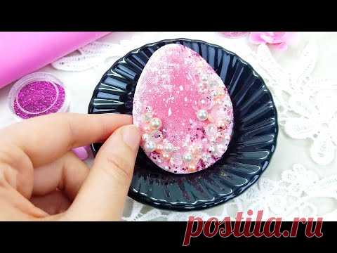 Подробный мастер-класс: пасхальное яйцо своими руками для магнита или открытки /Пасхальный декор DIY