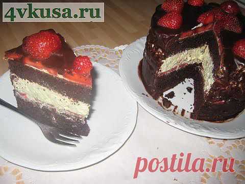 Клубничный торт. | 4vkusa.ru