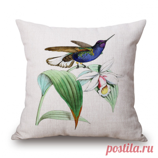 etui tytoniu Zdjęcie – Szczegółowe New Bird Floral Design Casual Style Sofa Throw Pillow Case Cotton Linen Decorotive Cushion Cover 45x45cm Capas De Almofada Zdjęcie w Cushion Cover od Shop1665606 Store | Aliexpress.com | Grupa Alibaba