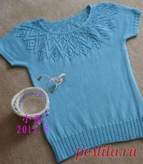 Хотите связать необычную круглую кокетку спицами? Сохраняйте себе узор! Конкурс "Счастливый комментарий" - комментируй публикации, получай призы каждую неделю! Детали конкурса читайте здесь ЗДЕСЬ  Конкурс с денежным призом! Самое сказочное событие Вашей рукодельной зимы! Условия участия в Посте