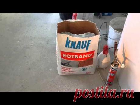 Отделка дома.ч 11. Как заштукатурить откосы гипсовой штукатуркой .ч11
