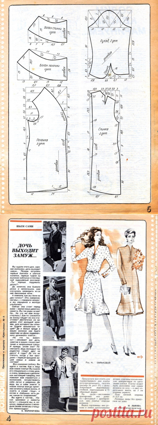 ШИТЬЕ ДЛЯ ПОЛНЫХ- ЛИСТАЯ СТАРЫЕ ЖУРНАЛЫ