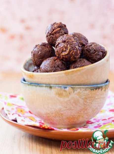 Шоколадные конфеты с кукурузными хлопьями - кулинарный рецепт