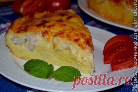 Пирог с куриным филе