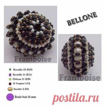 pattern for beaded bead bellone | Beads Magic