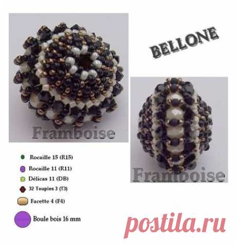 pattern for beaded bead bellone | Beads Magic