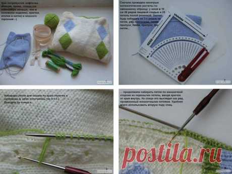 Энциклопедия вязания - Как вшить молнию