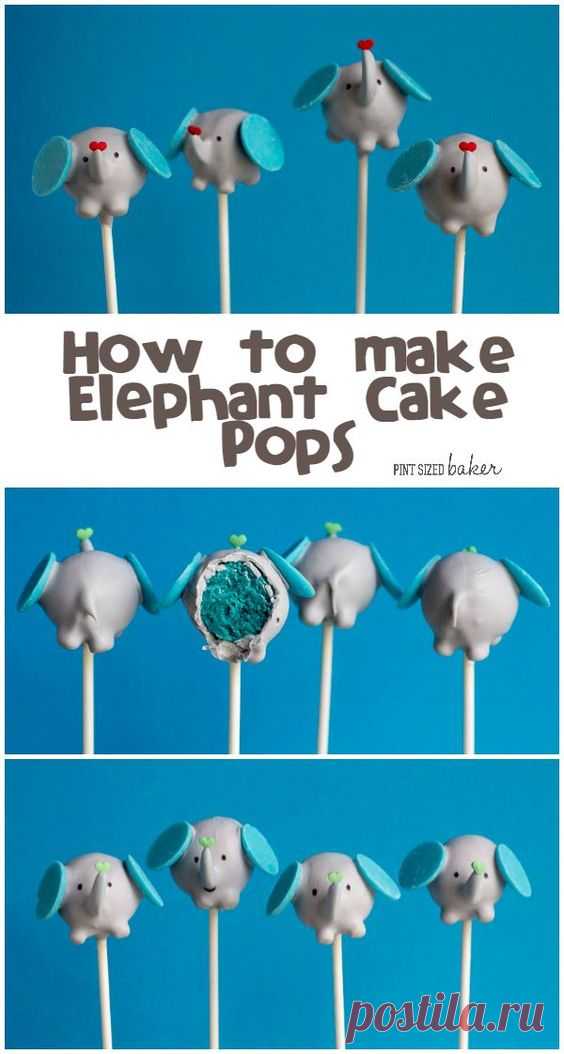 (2) How to make Elephant Cake Pops
