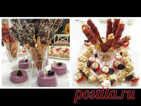 Готовим необычные закуски для фуршета. 50 рецептов первого.