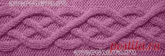Вязание: несложные переплетения