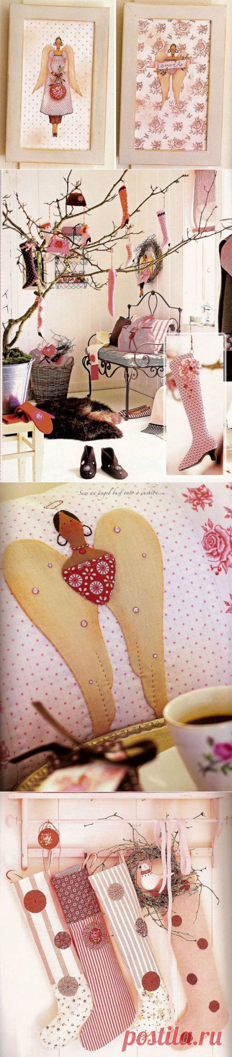 Рождественские тильда-идеи украшения интерьера | тильда мастер (тильдамастер)