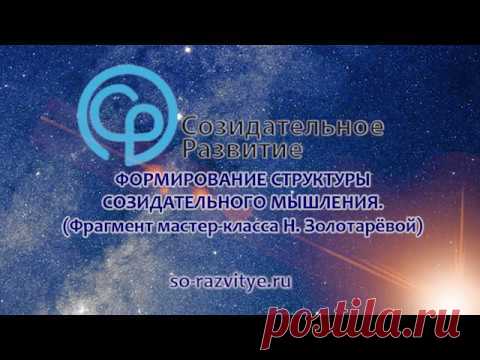 Формирование структуры созидательного мышления