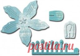 Нож для вырубки Spellbinders D-Lites Die - Crafty Flower One SPEL-S2-168
