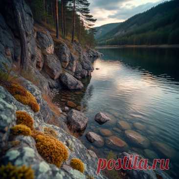 Озеро в тайге