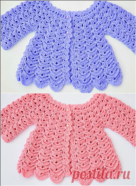 Fast And Easy Baby Jacket - Crochet Ideas