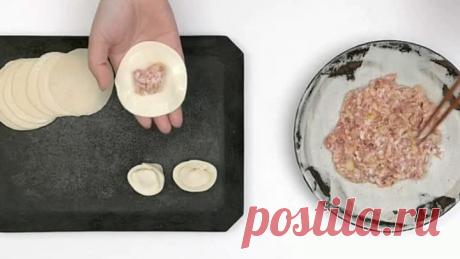 Лепка пельменей