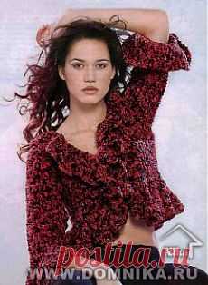Жакеты » Вязание крючком и спицами схемы и модели