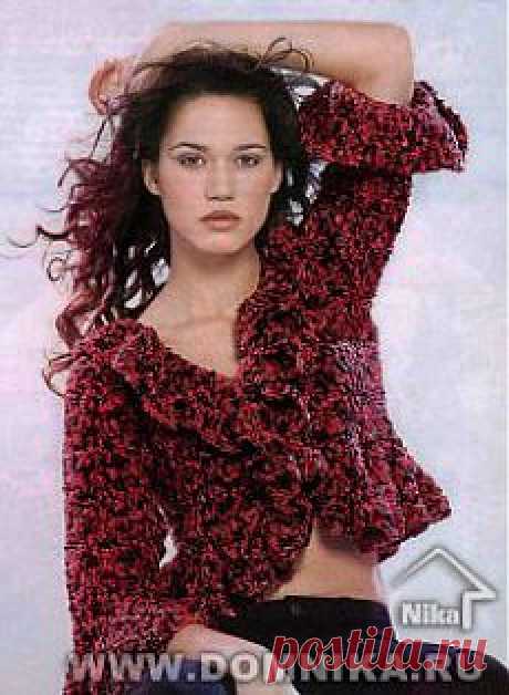 Жакеты » Вязание крючком и спицами схемы и модели