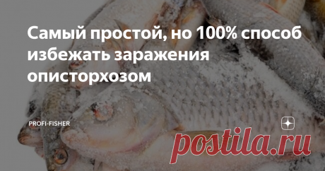 Самый простой, но 100% способ избежать заражения описторхозом Описторхоз - заболевание очень неприятное и сложно излечимое. На глаз определить заражена ли рыба опасными личинкам невозможно.
А потому единственный вариант обезопасить себя от заражения - это никогда и ни за что не употреблять в пищу речную рыбу.
Естественно, этот способ читателям и подписчикам канала, посвященного рыбалке, совершенно не подходит. К счастью, есть еще один способ, им и поделимся.