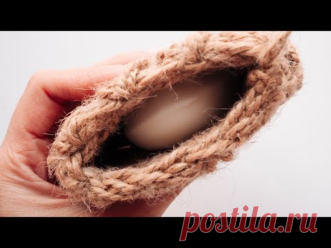 Ваша кожа скажет спасибо! Эко Вязание из джута | Nadezhda Lab