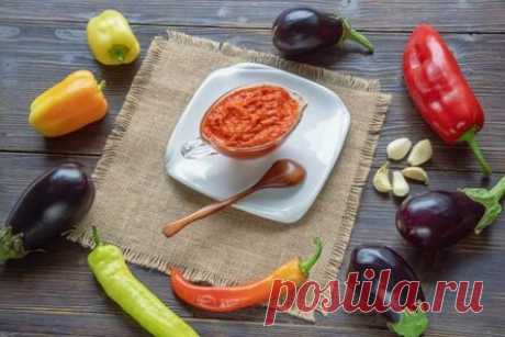 Айвар с баклажанами и перцем на зиму