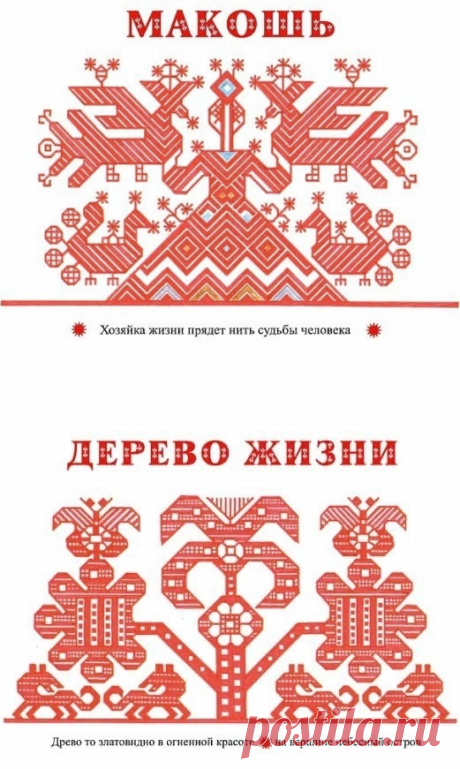 Узоры славянской вышивки
