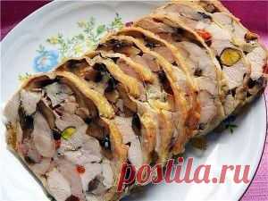 Куриный рулет «Праздничный»