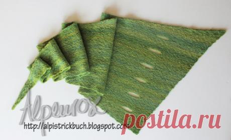 Alpis Strickbuch: Zierschlitze stricken