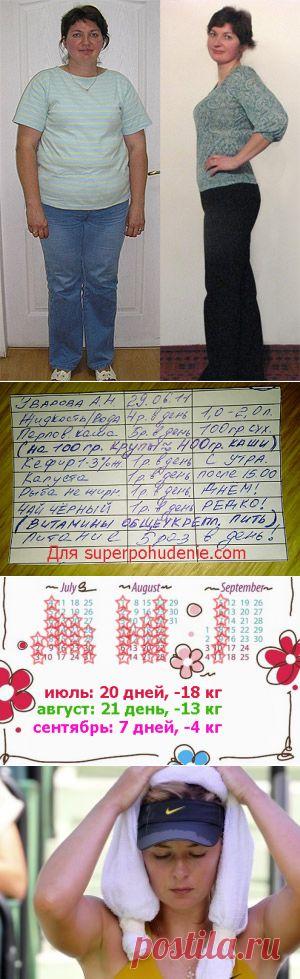 Диета Пушинка. Минус 35 кг! / Копилка диет - только Ваши рецепты / Похудеть быстро и эффективно