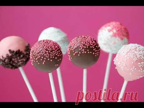 How to make cake pops. Кейк попс. Comment faire des cake pops - YouTube