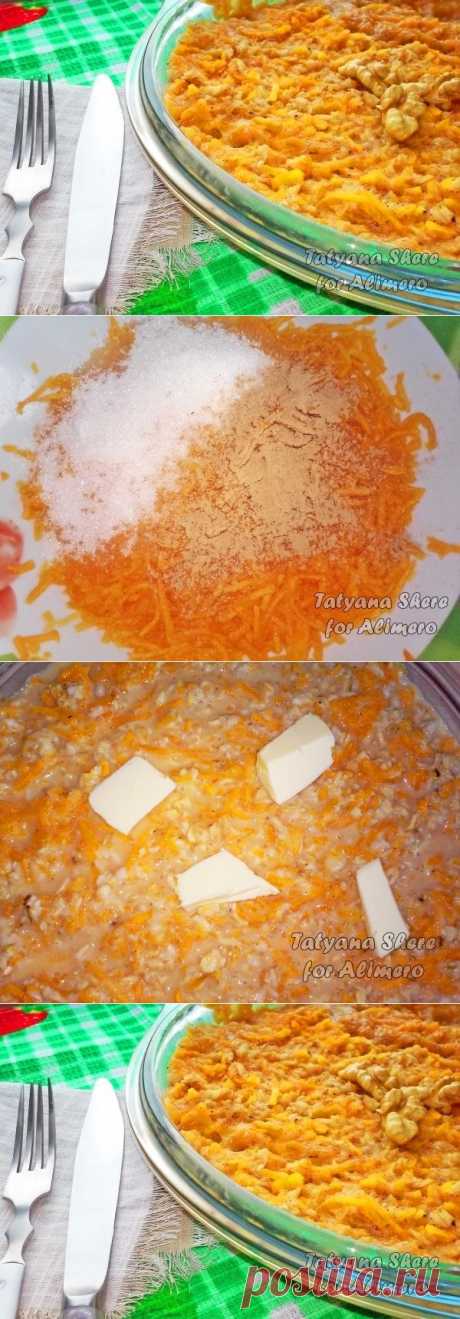 Запеканка с тыквой и овсянкой