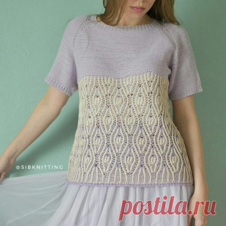 Кофта "Лаванда" в технике бриошь | SIBKNITTING | Яндекс Дзен