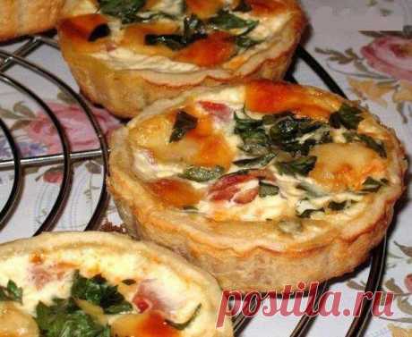 Тарталетки с вкусными начинками.