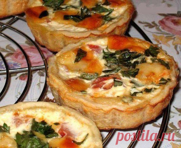 Тарталетки с вкусными начинками.