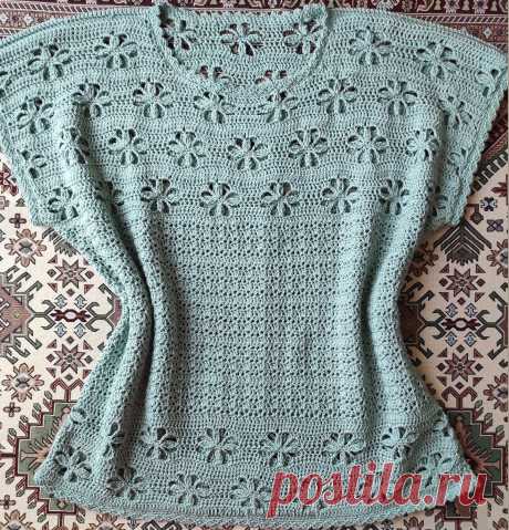 Вязаный летний топ - Rondeau Top by Anniken Allis