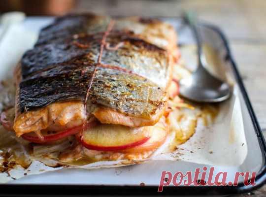 Фаршированная горбуша в мультиварке - необычный пошаговый рецепт приготовления рыбы.