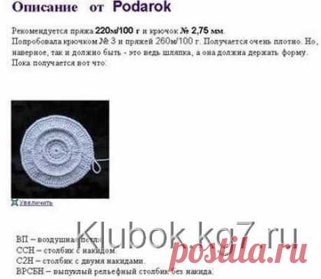 Шикарная шапочка | Клубок