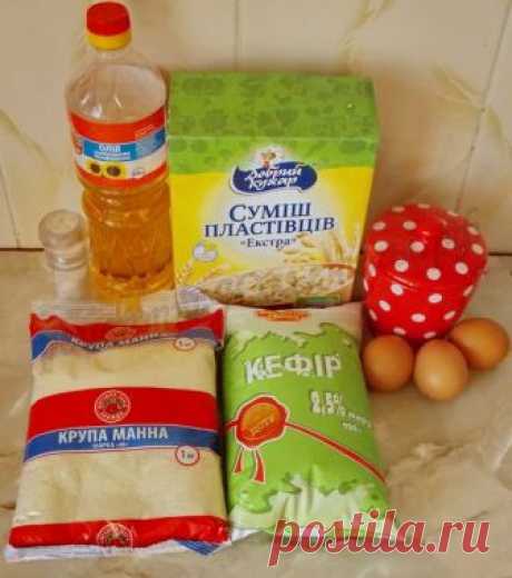 Манно-овсяные блинчики без муки