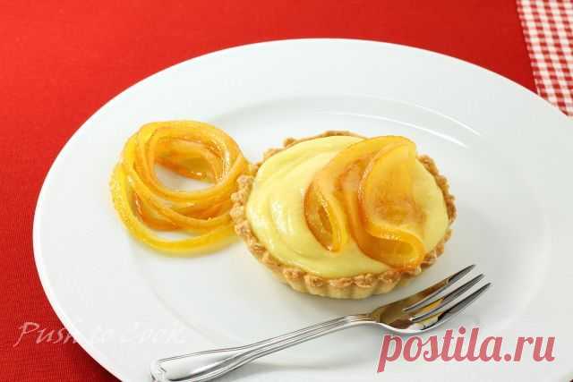 Тарталетки с апельсиновым кремом (orange curd)