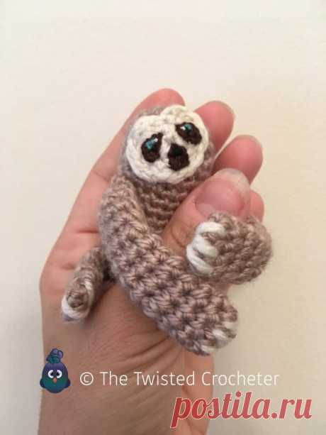 Crochet Amigurumi Baby Finger Sloth Pattern - FREE