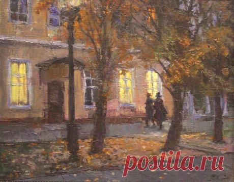 &quot;Вечер на Спартаковской&quot; х.м. (26х36)