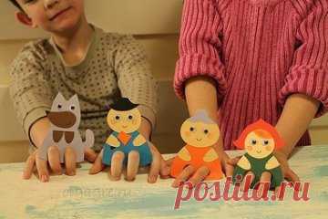 Шаблоны пальчиковых игрушек из бумаги