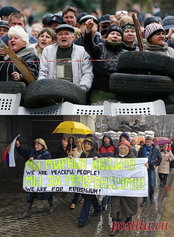 Донецкий город Славянск вышел из подчинения - Интерфакс