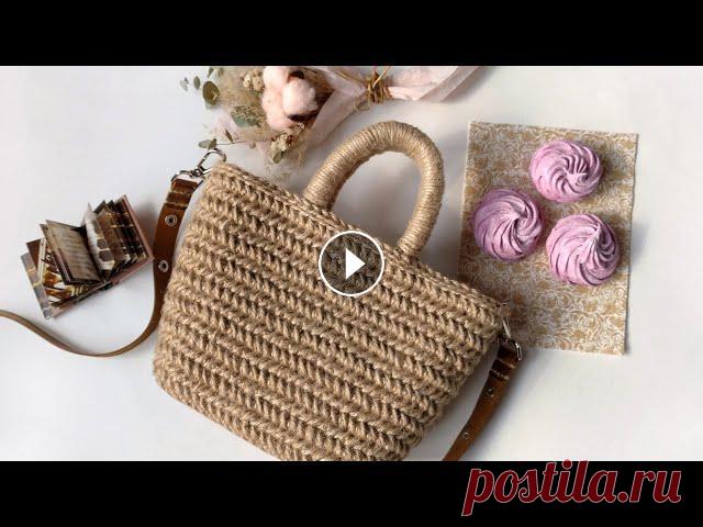 Легко и просто без сложных расчетов вы сможете связать самую популярную модель сумочки любого размера! Все подробно в данном видео! Стильный комплект ...