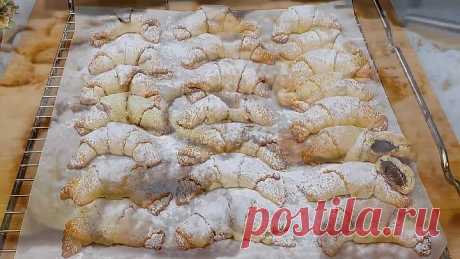 Вкусные рогалики к чаю