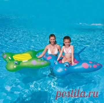 RICHSOUL - магазин полезных вещей | Надувная игрушка скат Manta Ray Ride-on