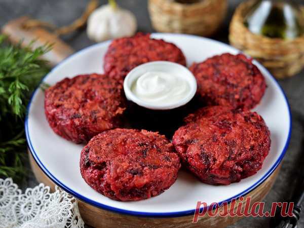 Свекольно-морковные котлеты — рецепт с фото пошагово
